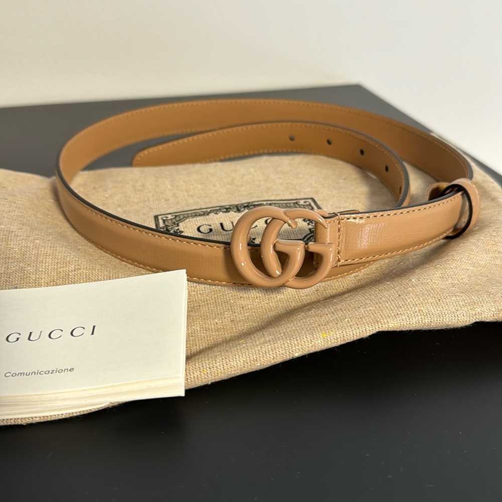 Gucci Marmont Nude Belt